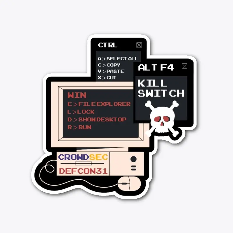 CrowdSec DefCon 31 Sticker